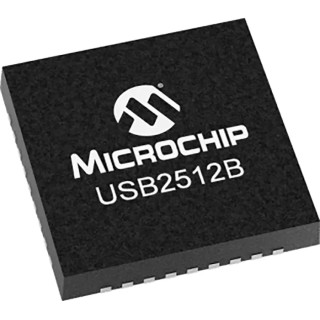 Microchip USB Controller 1-Channel 3.3V-3.6V I2C USB 2.0 36-Pin SQFN USB2512B/M2