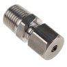 RS PRO Stainless Steel Compression Fitting for Thermocouple or PRT Probe 1/4 BSPT 4mm Probe Diameter 178-0965