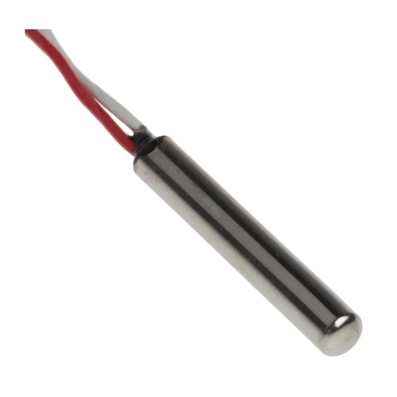 RS PRO PT1000 RTD Sensor 4 mm Diameter, 25 mm Length, 2 Wire, Class B Accuracy, 200°C Max PT1000