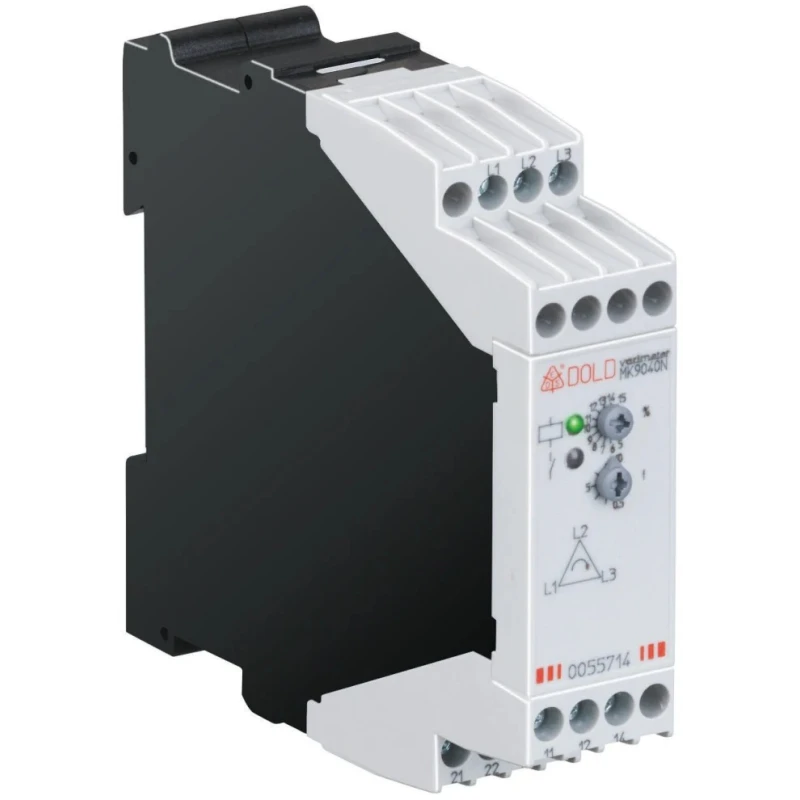 Dold Monitoring Relay 3 Phase 0.8 to 1.1 UN Monitor Range DPDT DIN Rail 400V ac MK9040N.12/001 3AC50/60Hz 400V