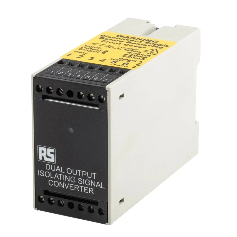 RS PRO BD Series Signal Conditioner Analogue to Analogue Current Input/Output 4-20 mA, 115/230 V AC Supply 466-2393