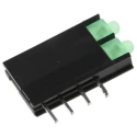 Kingbright Green Right Angle PCB LED Indicator 3 mm T-1, 2 LEDs, 2.5 V L-4060VH/2GD