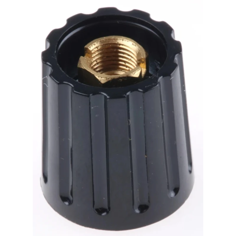 Sifam RS PRO 14.7 mm Diameter Plastic Collet Potentiometer Knob for 3.2 mm Shaft Screw Fix 463-8520