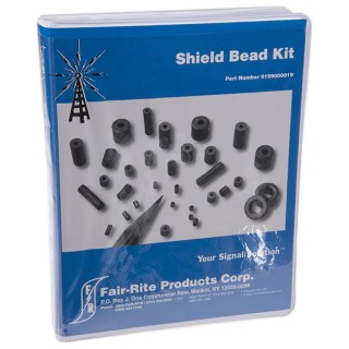Fair-Rite 350 Piece Ferrite Kit 0199000019 Shield Bead Kit with 20 Different Bead Parts and 73 Material Types 0199000019
