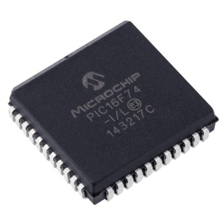 Microchip 8 bit PIC16F74 Microcontroller 20 MHz 7kB FLASH 44-Pin PLCC PIC16F74-I/L