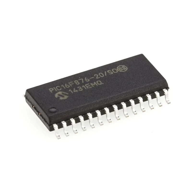 Microchip 8 bit PIC Microcontroller, PIC16F87X Series, 20 MHz, 14kB FLASH, 28-Pin SOIC PIC16F876-20/SO