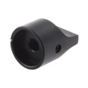 RS PRO Aluminium Black Potentiometer Knob 22 mm Diameter 26.7 mm Height Screw Fix for 6 mm Shaft 467-2508