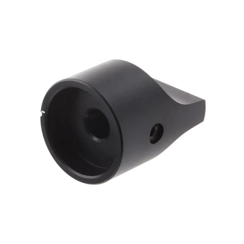 RS PRO Aluminium Black Potentiometer Knob 22 mm Diameter 26.7 mm Height Screw Fix for 6 mm Shaft 467-2508