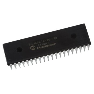 Microchip 8 bit PIC PIC16F87X Microcontroller 20 MHz 14kB FLASH 40-Pin PDIP PIC16F874-20/P