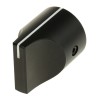 RS PRO Black Aluminium Potentiometer Knob 19 mm Diameter 25.4 mm Height Screw Fix 6.4 mm Shaft 467-2441