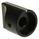 RS PRO Black Aluminium Potentiometer Knob 19 mm Diameter 25.4 mm Height Screw Fix 6.4 mm Shaft 467-2441