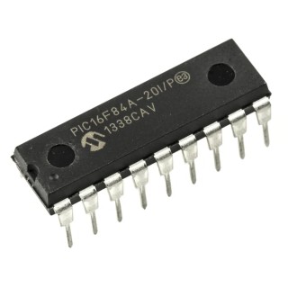 Microchip 8-Bit PIC Microcontroller 20 MHz, 1kB FLASH, 18-Pin PDIP PIC16F84A