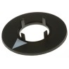 RS PRO 21 mm Knob Diameter Black Potentiometer Dial for 17 mm Shaft Circular 468-0739