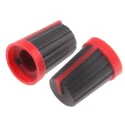 RS PRO 13 mm Diameter Grey Rubber Push-On Potentiometer Knob for 6 mm Circular Shaft 467-5866