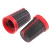 RS PRO 13 mm Diameter Grey Rubber Push-On Potentiometer Knob for 6 mm Circular Shaft 467-5866