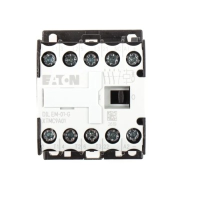 Eaton DILEM Contactor 24V DC Coil, 3-Pole, 9 A Contact Current, 4 kW Power Rating 010343 DILEM-01-G(24VDC)