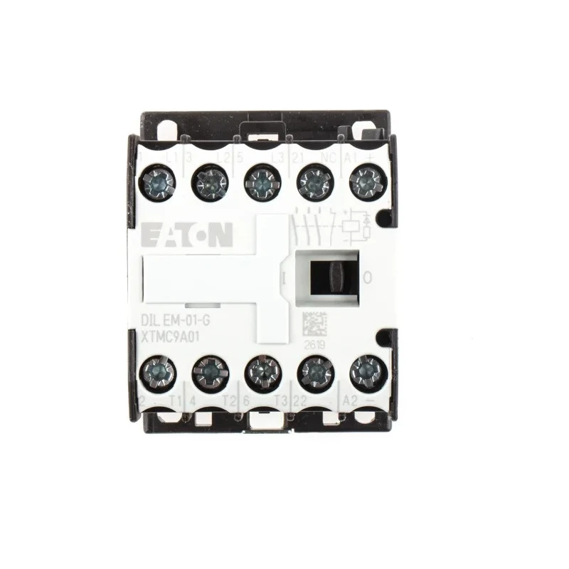 Eaton DILEM Contactor 24V DC Coil, 3-Pole, 9 A Contact Current, 4 kW Power Rating 010343 DILEM-01-G(24VDC)