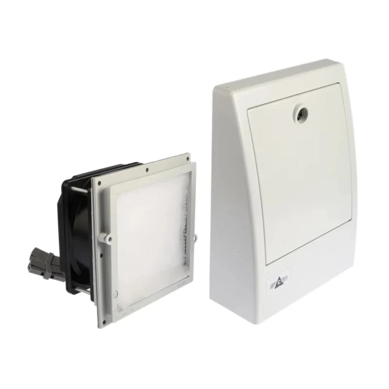 STEGO FF 018 Series Filter Fan 230V AC 15W 20 m³/h Filtered Air Flow IP55 Ball Bearing Rectangular IP55