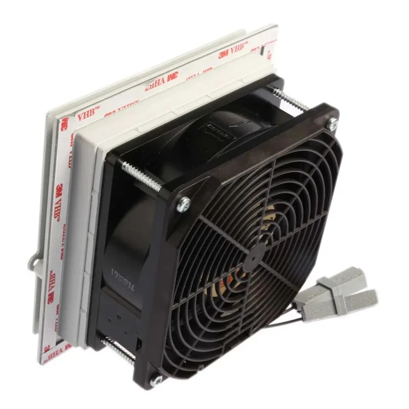 STEGO FF 018 Series Filter Fan 230V AC 15W 20 m³/h Filtered Air Flow IP55 Ball Bearing Rectangular IP55