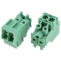 Phoenix Contact PT 1.5/2-PVH-3.5 Series Pluggable Terminal Block, 2-Contact, 3.5 mm Pitch, 10A, Nylon Housing 1984015