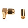 TE Connectivity SMA Series Coaxial Connector Cable Male SMA, 50 Ω, Right Angle Body Crimp 1-1478923-0