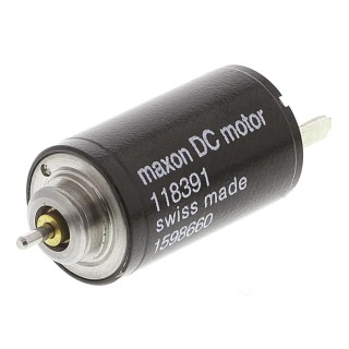 Maxon Brushed DC Motor 0.75 W 12V DC 0.746 mNm Torque 11600 rpm 10 mm Shaft Diameter 118391
