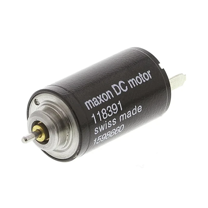 Maxon Brushed DC Motor 0.75 W 12V DC 0.746 mNm Torque 11600 rpm 10 mm Shaft Diameter 118391