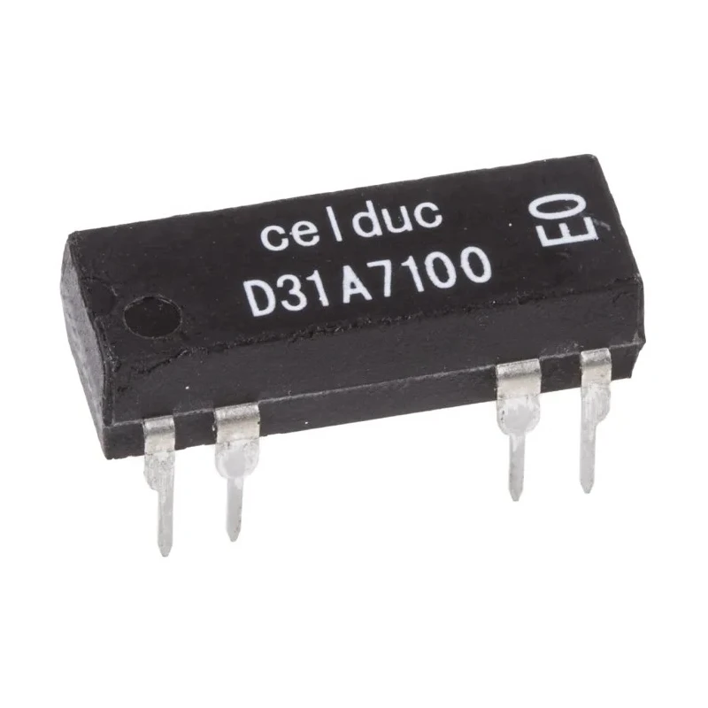 Celduc Reed Relay SPST 24V DC Coil 10W Power 2150Ω Resistance 100V DC Max 0.5A Max D31A7100