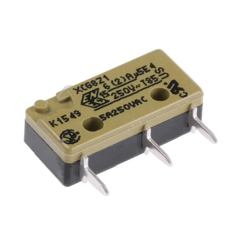 Saia-Burgess Plunger Micro Switch PCB Terminal 6A 250V AC SPDT IP40 XCG8-Z1