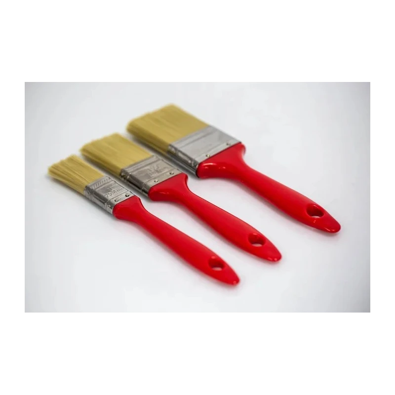 Cottam Mixed Synthetic Paint Brush Set with Flat Bristles, Water-Based Paint Suitable, Model 471-6333