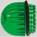 Dialight Panel Mount Indicator Lens Dome Style Green 0.69 in Diameter 052-3198-003