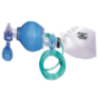 Silicone Resuscitator Ambu Bag Blue Infant GM221