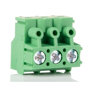 Phoenix Contact PT 1.5/3-PVH-5.0 Series Pluggable Terminal Block 3-Contact 5 mm Pitch 1 Row 15A 630V Nylon Housing 1934874