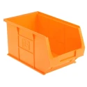 RS PRO Polypropylene Storage Bin 240 mm x 150 mm x 130 mm Orange 469-6778