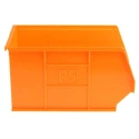 RS PRO Polypropylene Storage Bin 240 mm x 150 mm x 130 mm Orange 469-6778