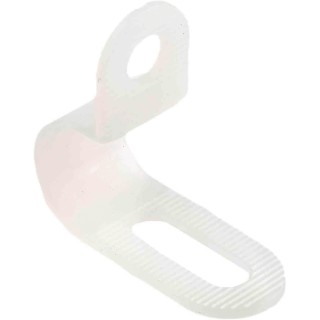 RS PRO 9.5 mm Closed Inside Diameter Nylon Natural Colour P-Clip 472-6403