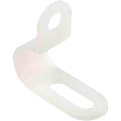RS PRO 9.5 mm Closed Inside Diameter Nylon Natural Colour P-Clip 472-6403