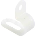 RS PRO 9.5 mm Closed Inside Diameter Nylon Natural Colour P-Clip 472-6403