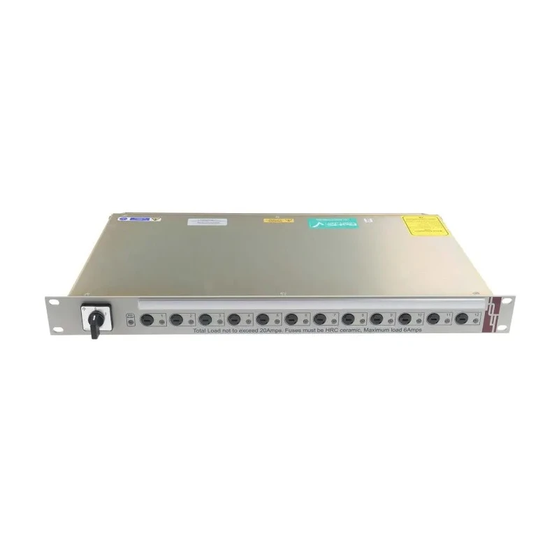 RS PRO 20A 250V 12 Gang Fused IEC C13 Socket Bar with Switchable Outputs 19in Rack Mount 472-6475