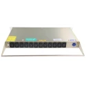 RS PRO 20A 250V 12 Gang Fused IEC C13 Socket Bar with Switchable Outputs 19in Rack Mount 472-6475