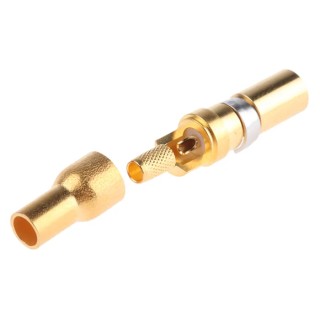 RS PRO DIN 41612 Backplane Connector Contact Female Gold Copper Alloy Solder Termination 2A 125°C 477-7350