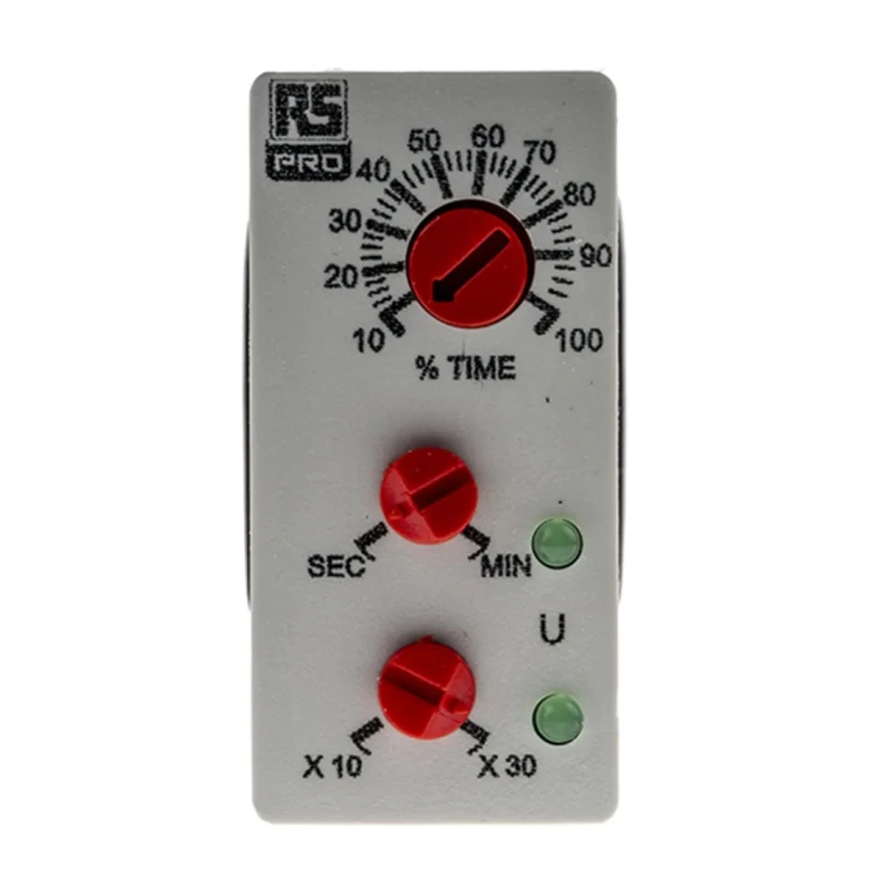 RS PRO UNI Series Timer Relay, 11-Contact, 12 to 240 V DC, 12 V AC, 240 V AC, 0.1 s to 30 min, 1 Function, DPDT 178-5028