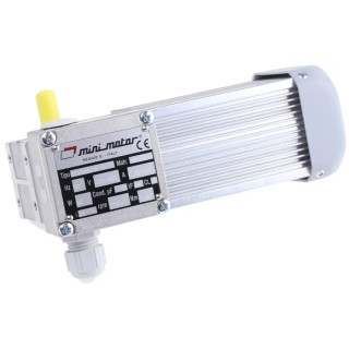 Mini Motor AC Geared Motor 20 W 3 Phase 2-Pole 230V 400V Aluminium Worm Gear Shaft 9mm BC2000