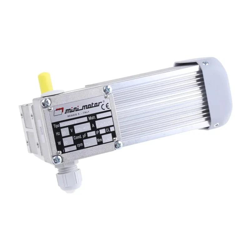 Mini Motor AC Geared Motor 20 W 3 Phase 2-Pole 230V 400V Aluminium Worm Gear Shaft 9mm BC2000