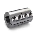 Ruland Stainless Steel Rigid Shaft Coupling 34 mm OD, Clamp Style, 60 Nm Torque Rating MCLC-16-16-SS