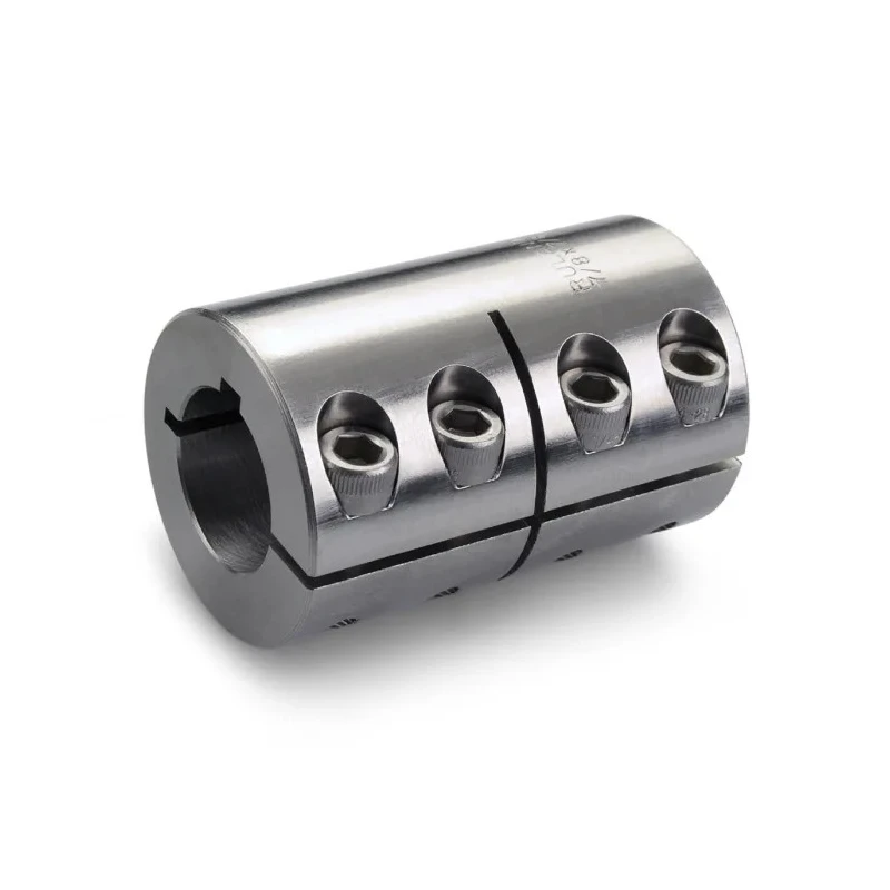 Ruland Stainless Steel Rigid Shaft Coupling 34 mm OD, Clamp Style, 60 Nm Torque Rating MCLC-16-16-SS
