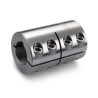 Ruland Stainless Steel Rigid Shaft Coupling 34 mm OD, Clamp Style, 60 Nm Torque Rating MCLC-16-16-SS