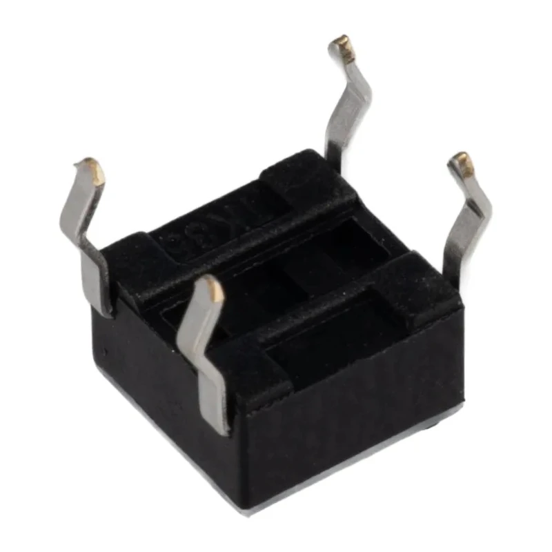 TE Connectivity Black Tactile Switch Button SPST 50mA 24 V dc Surface Mount 1.4 mm Actuator Length 1825910-6
