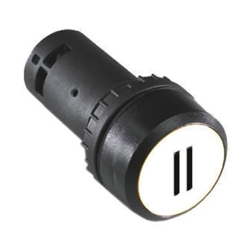 ABB Compact Series Illuminated Push Button Switch, Momentary, Panel Mount, 22 mm Cutout, SPST 1SFA619120R1015 CP12-10W-10