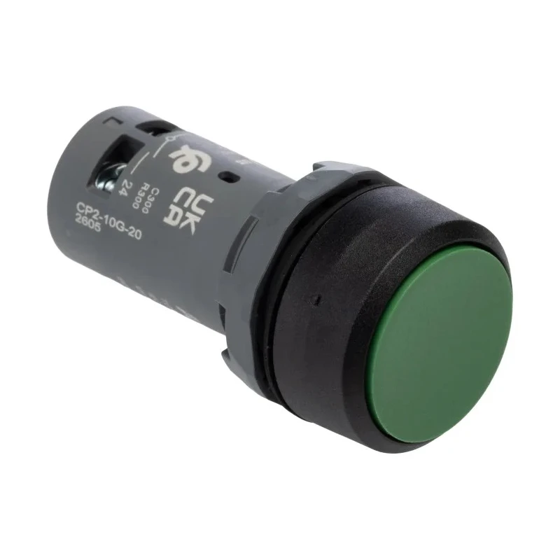 ABB Compact Series Push Button Switch Maintained DPST 22 mm Panel Cutout 2A 125V DC 230V AC IP20 IP66 IP67 IP69K CP2-10G-20